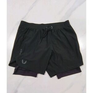 ASRV Tetra-Lite Liner Shorts Men's XL Black Wings Workout 6.5" Gym DSG-0866